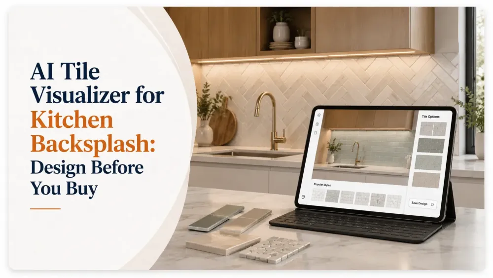 Ai Tile Visualizer for Kitchen Backsplash: Suunnittele ennen ostamista