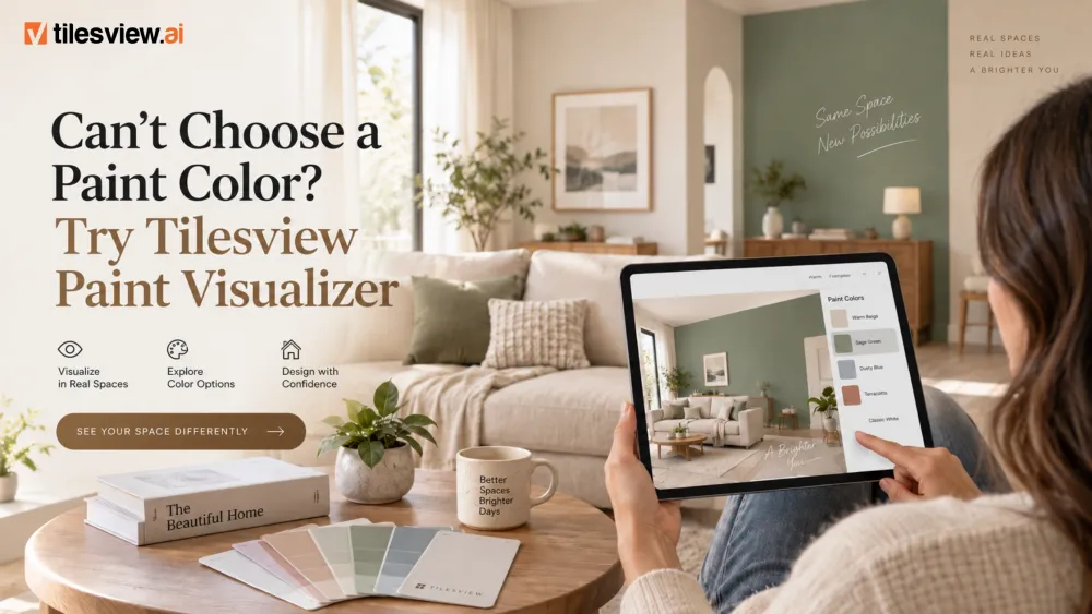Etkö voi valita maalin väriä? Kokeile Tilesview Paint Visualizeria